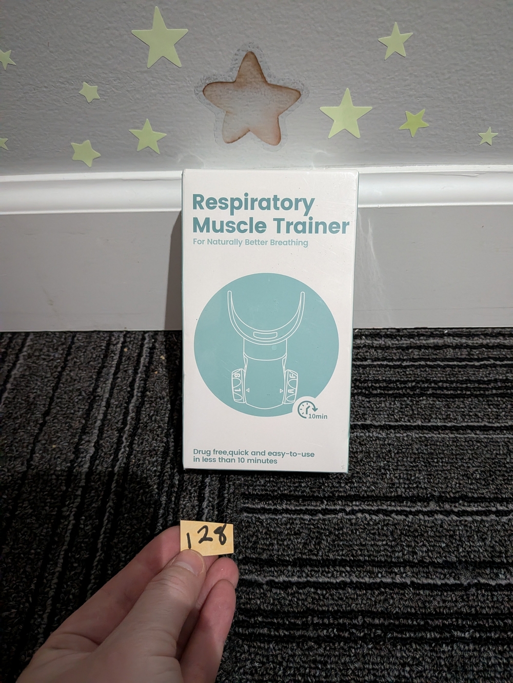Respiratory Muscle Trainer - White and Light Teal